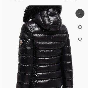 Moncler black coat